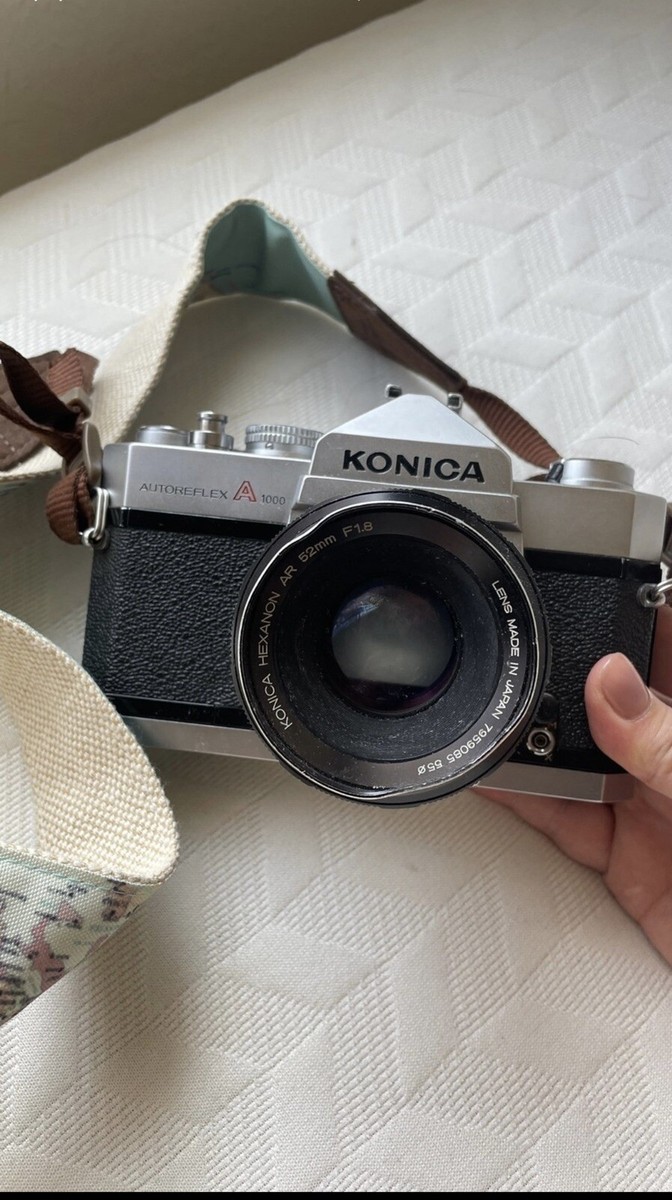 Konica Autoreflex camera with Hexanon 52 mm f1.8 lens | eBay