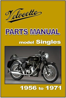 VELOCETTE Parts Manual Viper Venom MSS Scrambler Thruxton