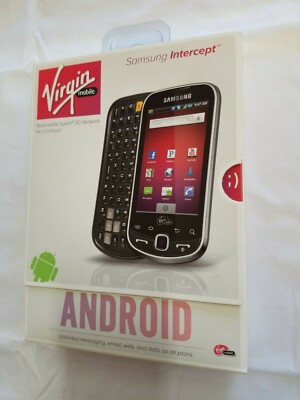 Samsung Intercept SPH-M910 Gray Virgin Mobile Prepaid Smart Phone