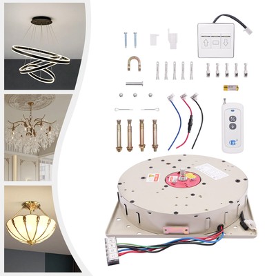 Electric Chandelier Hoist Lifter System Remote Control Electric Motor Villas Pen