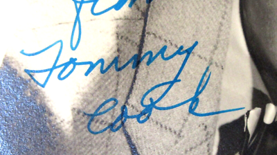 1940s TOMMY COOK actor LITTLE BEAVER 5x7 autograph heavy double