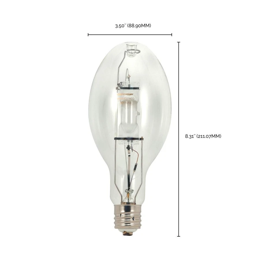 SATCO S5845 - 1000 Watt Metal Halide HID Bulb - BT37- 65CRI - 4200K - Image 4 of 4