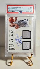 2012 Panini National Treasures Tony Parker NBA Combos Signature Psa 6 17/25 #28