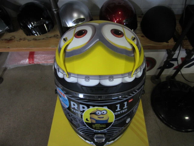 Casco completo de motocicleta OTTO Minions HJC RPHA 11 Pro (grande) - Nuevo en caja Foto 2 de 4