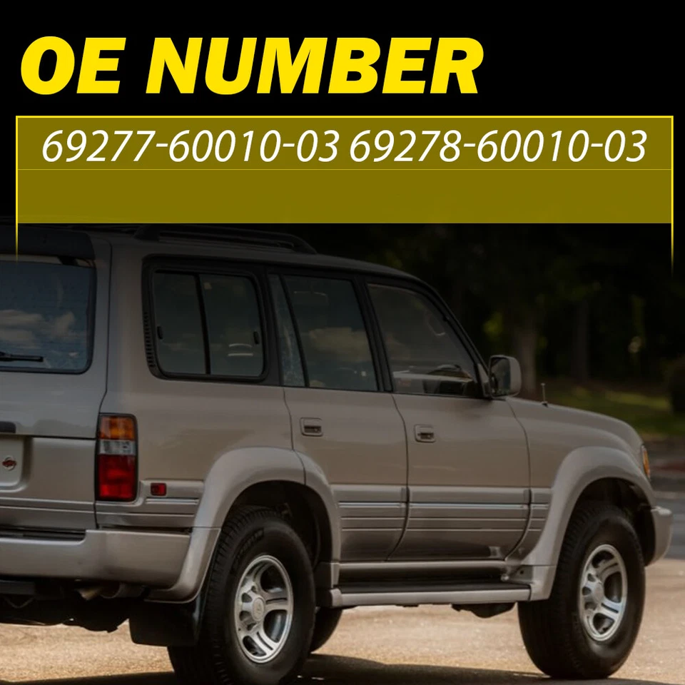 Cubierta de bisel de manija de puerta interior B para Toyota LAND CRUISER FJ80 FZJ80 LX450 1991-97 Foto 3 de 4