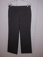 ANN TAYLOR LADIES CASUAL PANTS-4P-NWT- 69 ORIG.-ADJUST. WAIST-FLAT FRONT-NICE