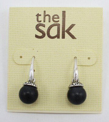The SAK Semi-precious Color Bead Drop Earrings #SAK19