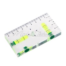 Mini Level High Precision Transparent Two Direction Magnetic Level Bubble Scale