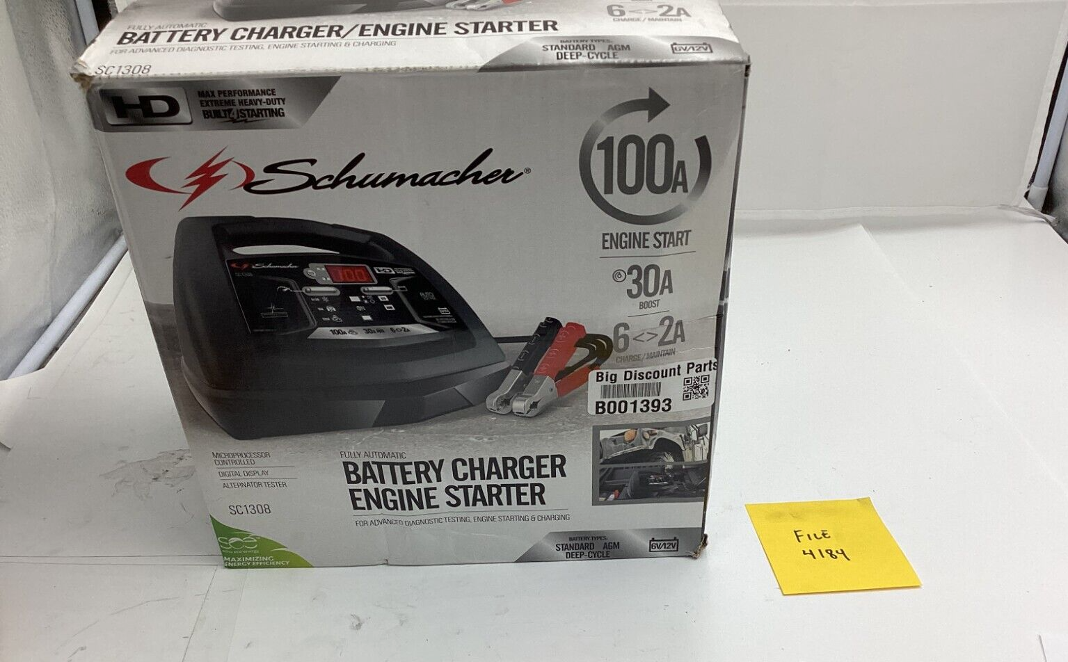 Schumacher 100A Battery Charger & Engine Starter SC1308 26666813082 eBay