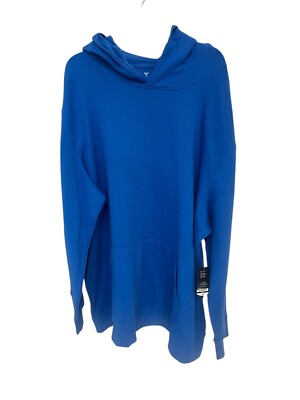 Xersion Mens Fleece Hoodie Sweater Light Blue Soft Touch Big