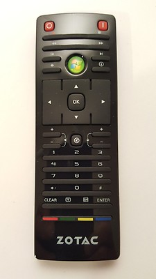 Zotac RC2604323/01G Zbox Media Remote Control Nano X2 VD01 AD10 AD12 Plus