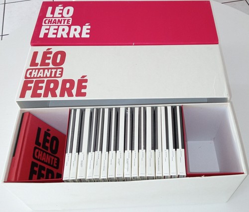LEO CHANTE FERRE COFFRET L'INTEGRALE  16 CD DONT 12 SCELLES + LIVRE - Afbeelding 5 van 6