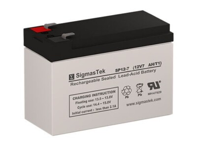 Neata NT12-7 F1 Terminal Replacement 12V 7.5AH F1 SLA Battery