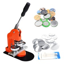 Button Maker DIY Badge Punch Press Machine 100pcs components buttons 37/58mm US