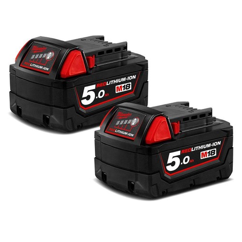 GENUINE Milwaukee 5.0Ah 18V Li-ion Battery & Charger - Picture 3 of 5