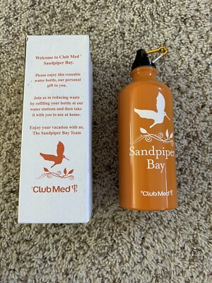 Club Med - Sandpiper Bay - Stainless 20 Ounce Water - New in Box