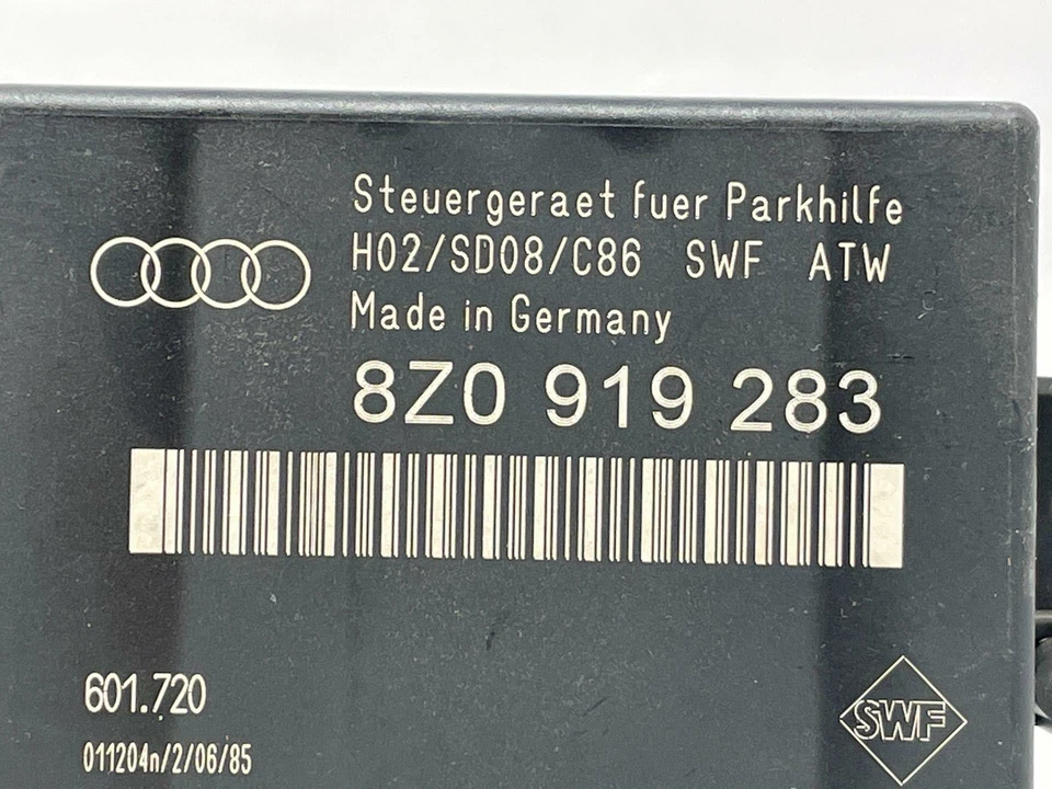 2005 AUDI ALLROAD QUATTRO PARK ASSIST CONTROL MODULE SENSOR UNIT PDC 8Z0919283 - Image 2 of 4