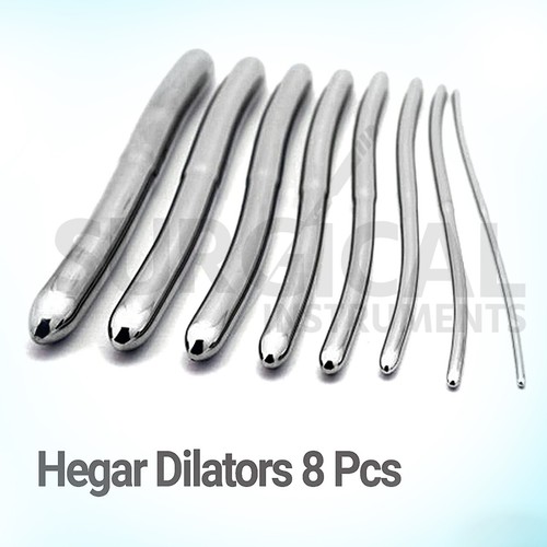 8 Pcs Hegar Dilator Sounds Kit Set Double Ended OB/Gynecology German Grade - Picture 8 of 8