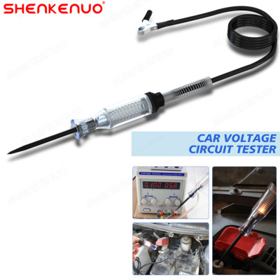 Auto Circuit Tester 6V 12V 24 Volts Voltage Gauge Car Test VoltMeter Light Bulb