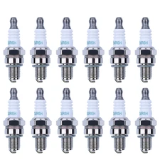 12 PCS CMR6H Spark Plug For NGK 3365 For Stihl FS90 FS100 FS110 HL90 HL110 HT100