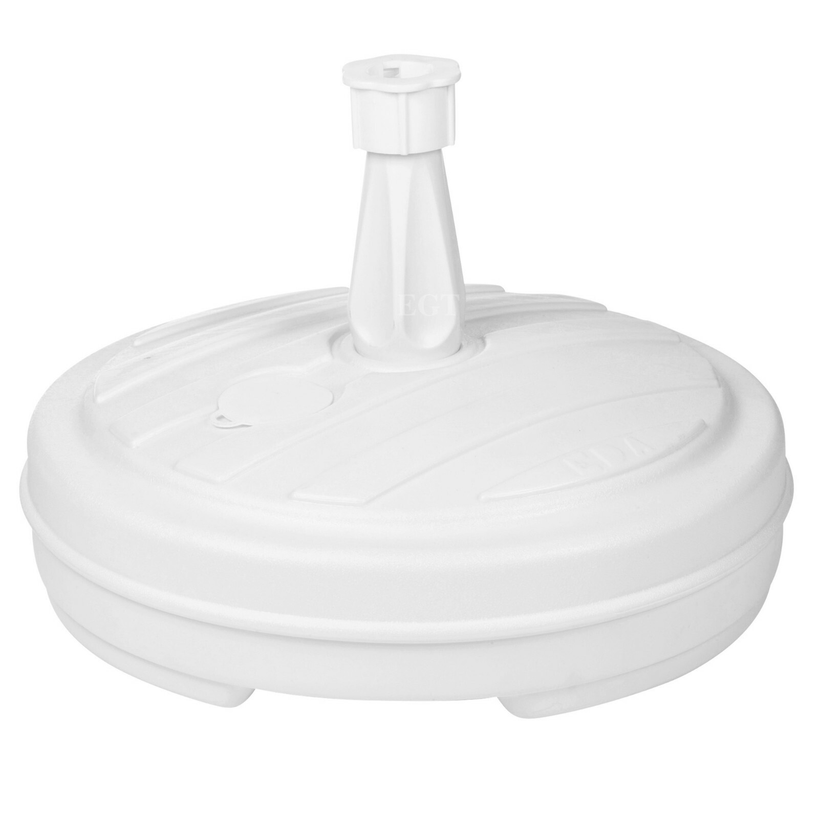 White Garden Patio Plastic Parasol Base Beach Umbrella Stand Sun Shade
