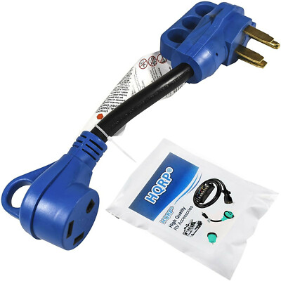HQRP 50 Zu 30 Amp Rv Adapter Schnur 14-50P Stecker TT-30R Buchse Dogbone Griff