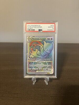  Mewtwo Vstar 079/078 - Pokemon Go - Secret Rare - Rainbow Card  : Toys & Games