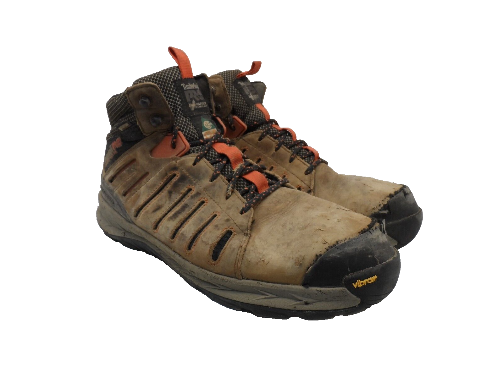 Timberland Men's PRO 6" Tailwind Comp. Toe Work Boots A2PTJ Brown Size