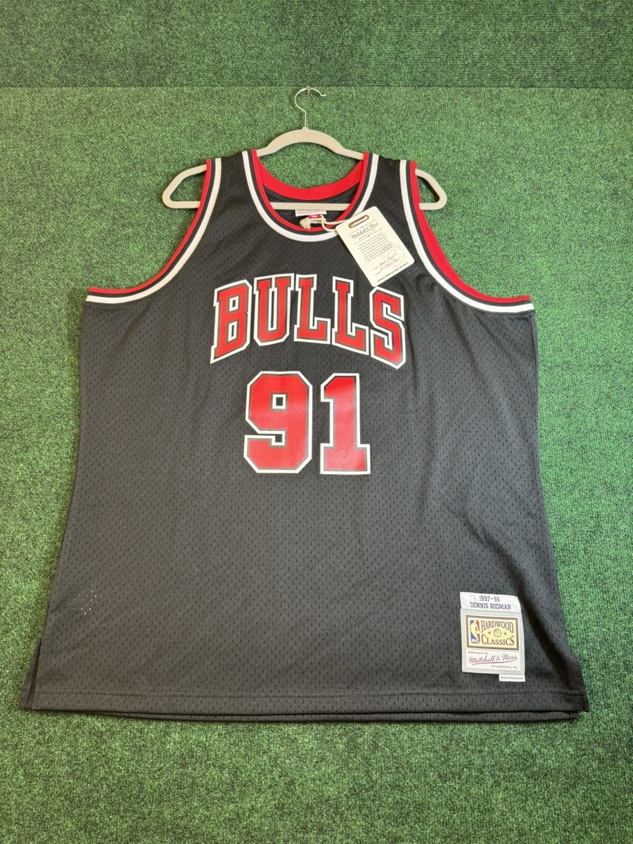 Maillot Chicago Bulls Dennis Rodman #91 - Swingman Mitchell & Ness édition 97-98, Taille L, Occasion