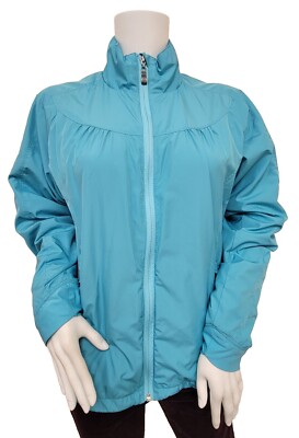 Merrell Womens Size Medium Blue aeroblock fleece line Full Zip Jacket