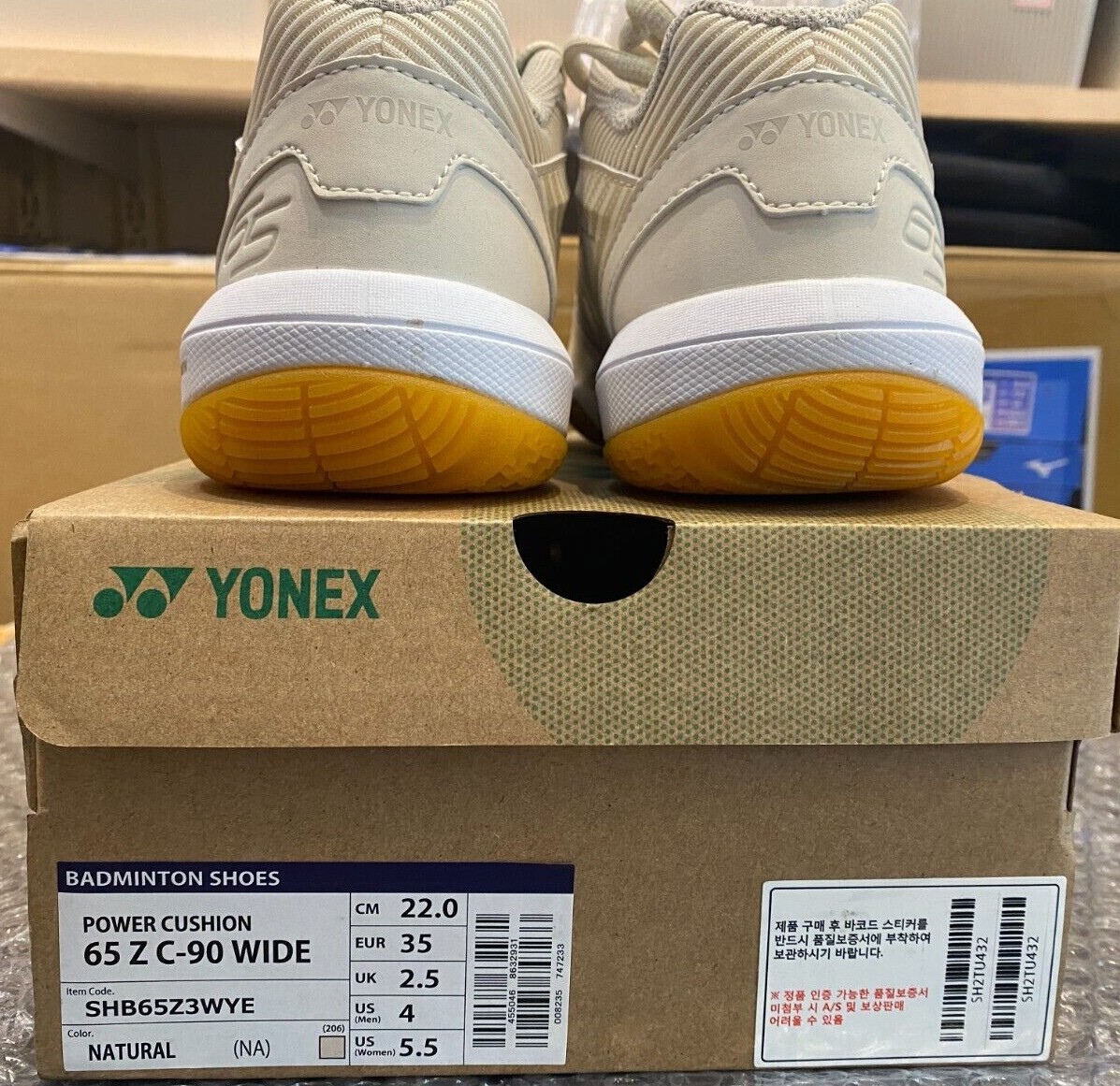 Yonex Power Cushion 65 Z C-90 Wide Women Badminton Shoes [US:5.5