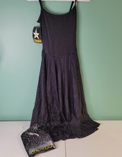 Vintage Capezio 1986 Black Ice Skating or Dance Dress - Size Medium 12-14 New