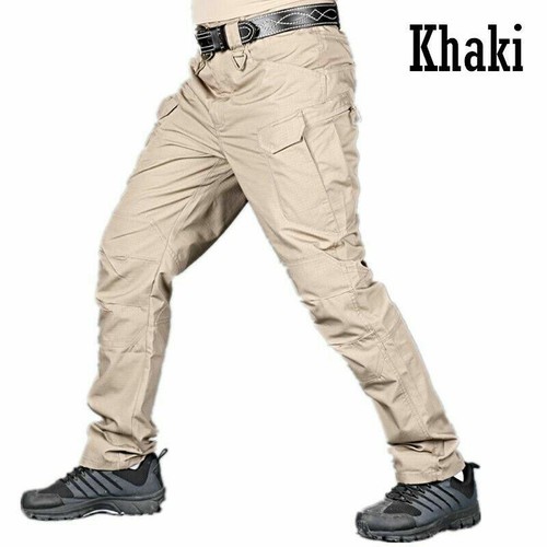 Men's Military Tactical Trousers Pants Outdoor Fishing Hiking Combat Cargo Work - Picture 17 of 24