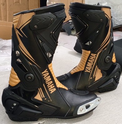 Kawasaki Racing Motorbike CE Approved Cowhide Leather Boots Available in all Colors & Sizes
