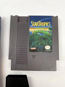 Star Tropics Nintendo NES StarTropics Cartridge Game Box