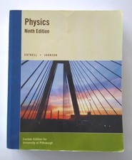 Physics Textbook Ninth Custom Edition University of Pittsburgh Cutnell Johnson