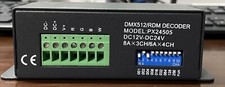 Used-DMX512/RDM Decoder- 6A 4ch or 8A 3ch Model PX24505