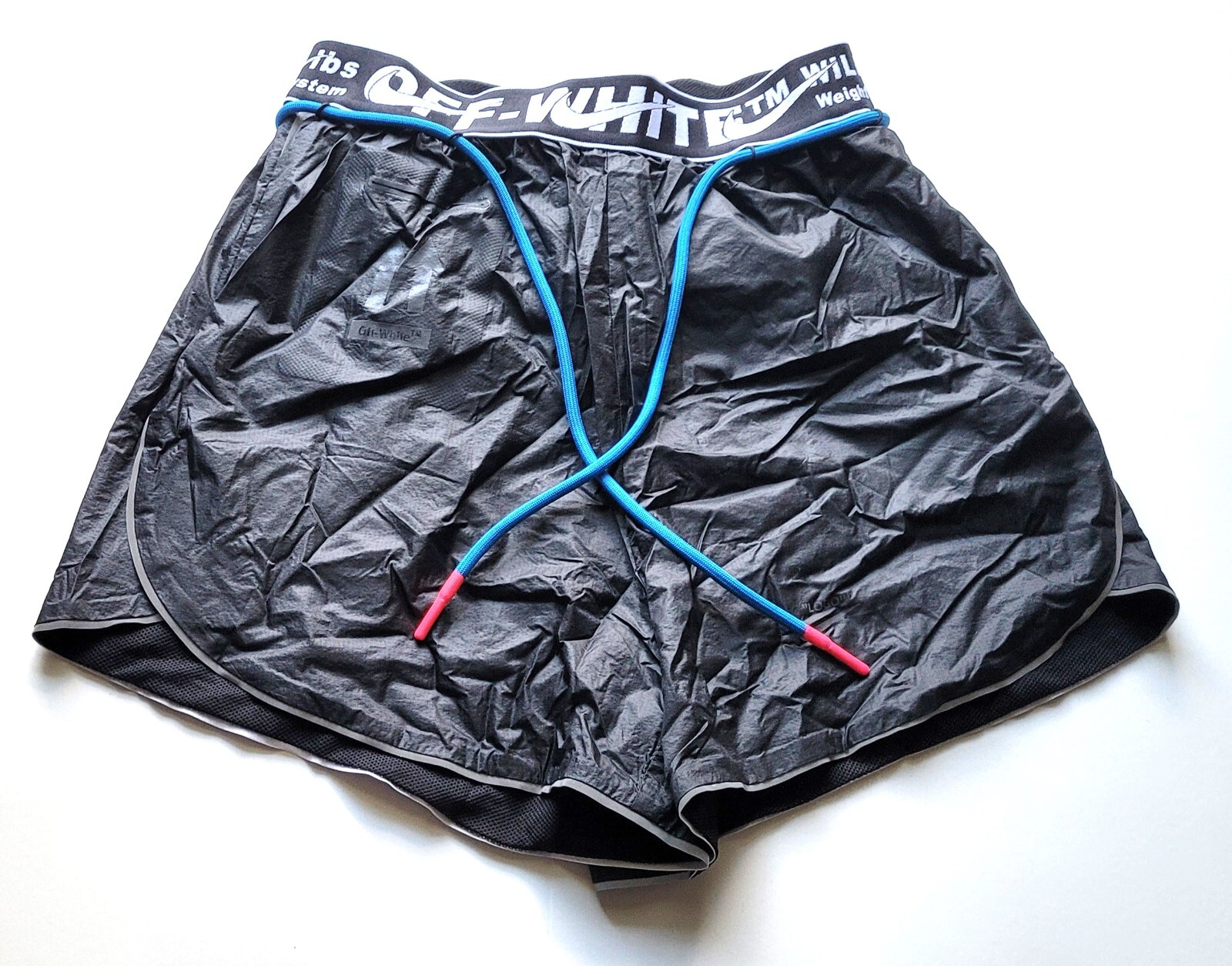 Pantaloncini donna nuovi Off White X Nike Lab NRG sportivi corsa palestra neri XS ultimo 1