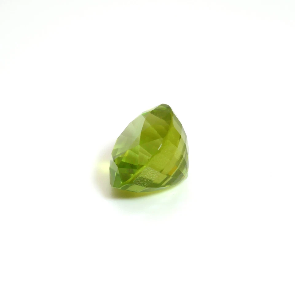 8.54 Ct Certified Peridot Oval Cut Untreated Gemstone from Myanmar - Image 3 of 4