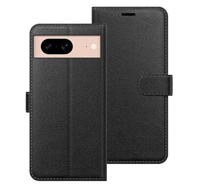 Google Pixel 8a Hülle Case Cover Flip Folio Leder Wallet Kreditkartenfach