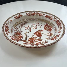 Spode India Tree Rust Oval Vegetable Bowl, Old Mark, 10”, Barely Used