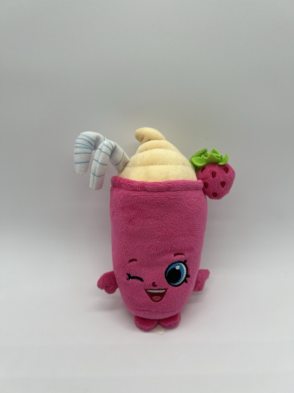 Shopkins Berry Smoothie Bean Plush Stuffed Animal 7”