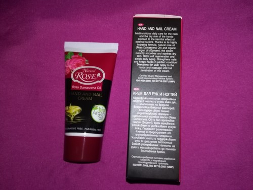 Nail,Skin,Hand Cream, Natural Bulgarian Rose Oil, Bio Argan, Paraben Free 50 ml - Picture 5 of 9