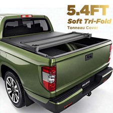 5.4ft Tri-fold Truck Bed Tonneau Cover Waterproof For 2017-2026 Honda Ridgeline 5.4ft Tri-fold Truck Bed Tonneau Cover Waterproof For 2017-2026 Honda Ridgeline