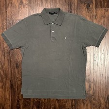 Nautica Polo Shirt Faded Green Men  s Size XL