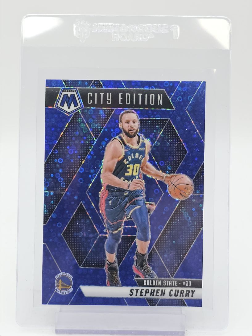 STEPHEN CURRY 2024-25 MOSAIC CITY EDITION BLUE FAST BREAK /85 Q6084