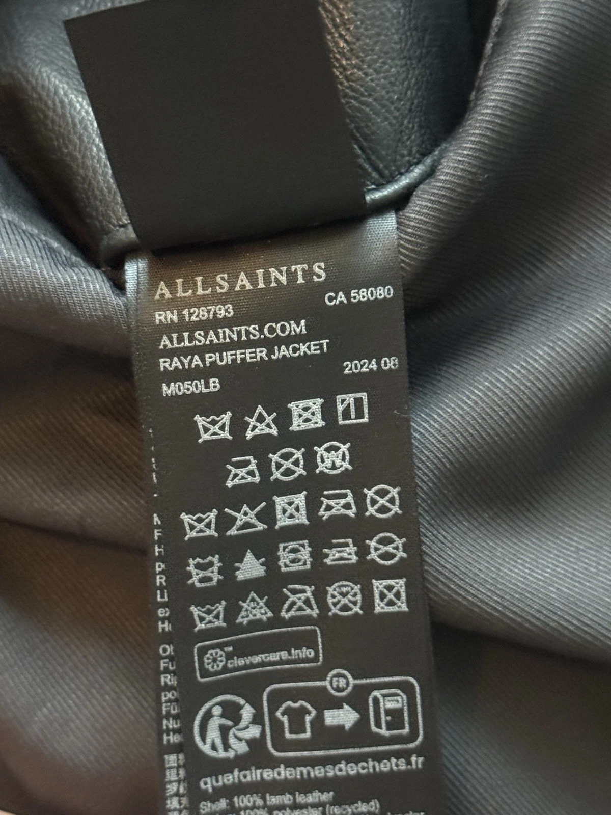 AllSaints Furse Boxy Puffer Jacket – Size M image 6