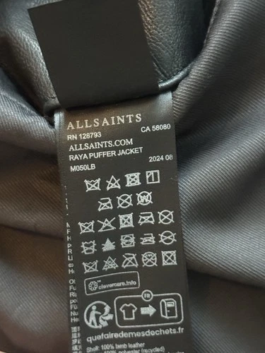 AllSaints Furse Boxy Puffer Jacket – Size M image 6