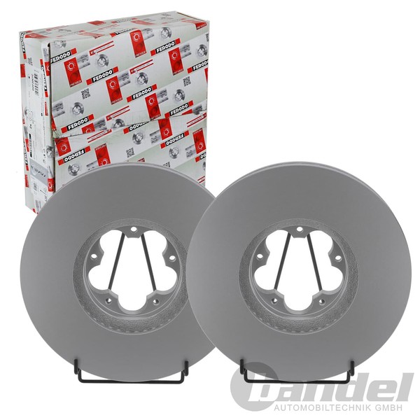 2X Ferodo 308Mm Bremsscheiben BelÜFtet Vorne Passend FüR Ford Tourneo Transit |-image