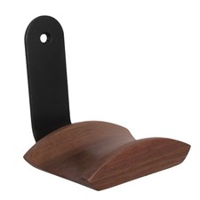 Headset Stand: Wood Headphone Wall Hanger - Space-Saving Headset Stand For